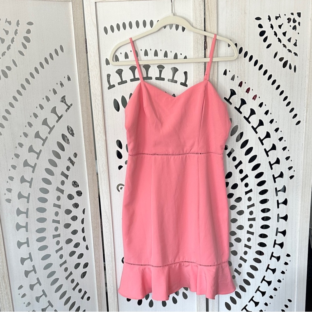 Elegant Pink Midi Dress